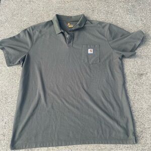 Carhartt Men's Dark Gray Polo Shirt